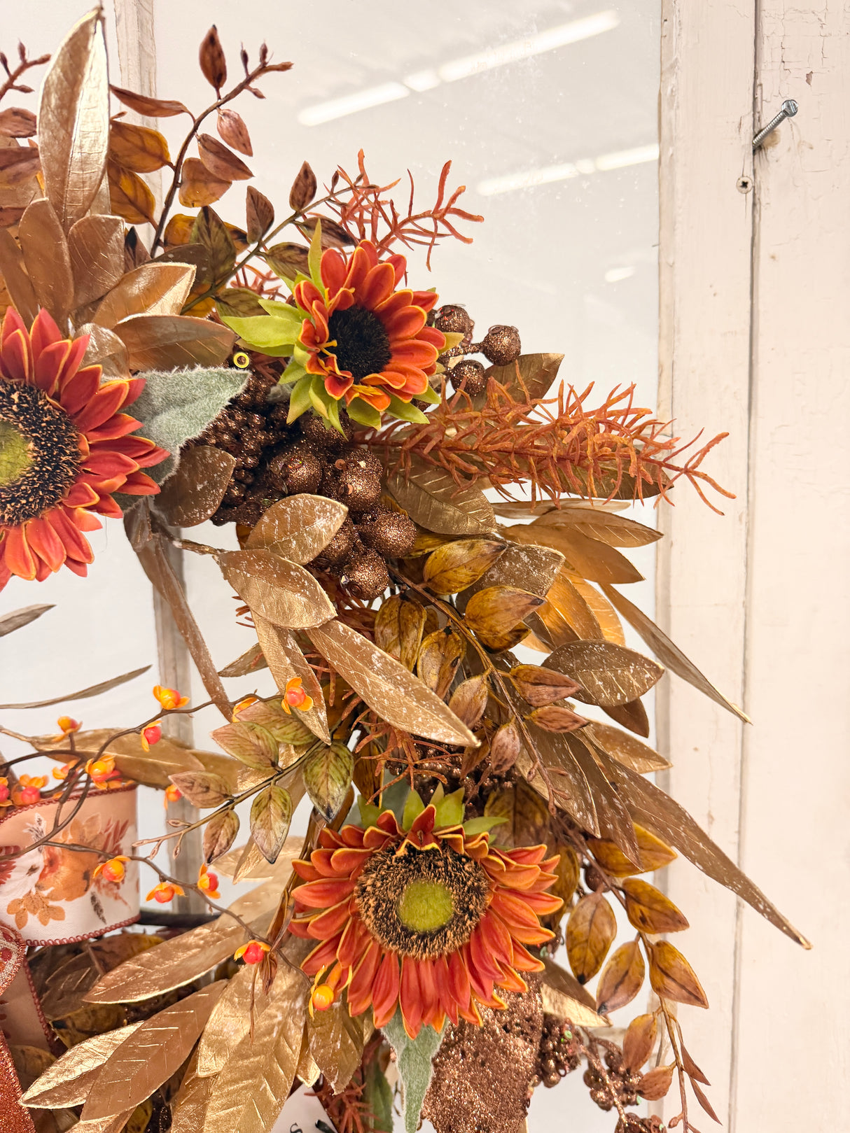 23" Pumpkin Porch Wreath