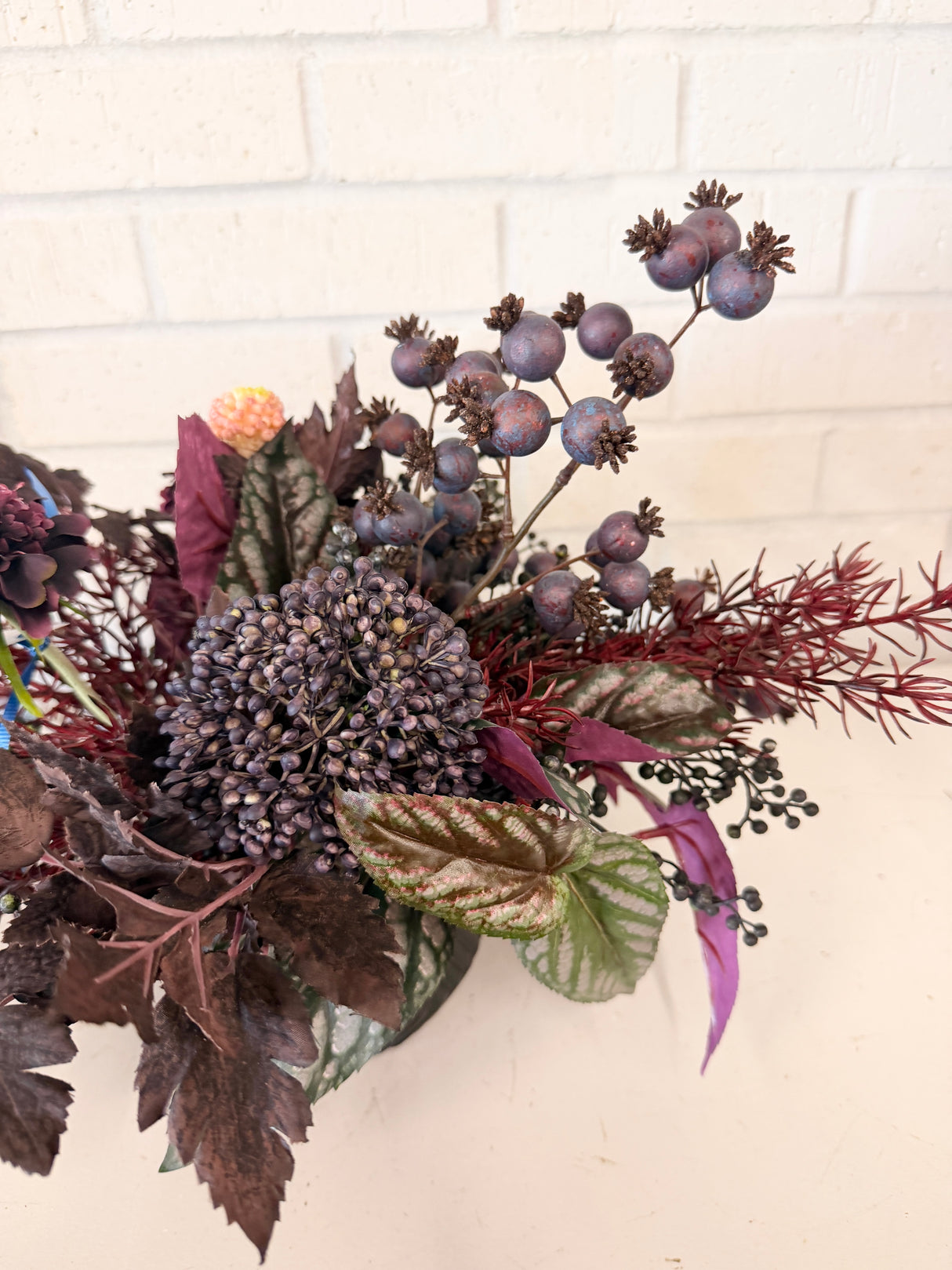 18" Midnight Harvest Centerpiece