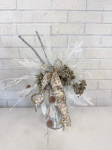 17" Small Bright Holiday Centerpiece