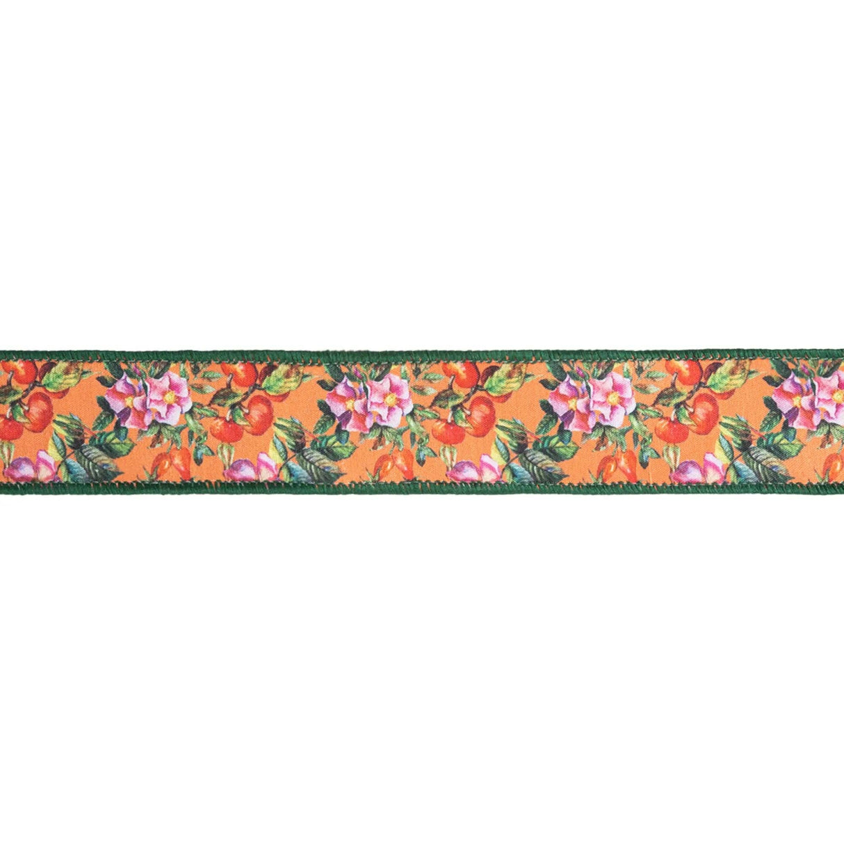 1.5" Fall Floral Wired Dupioni Ribbon Bolt