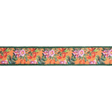 1.5" Fall Floral Wired Dupioni Ribbon Bolt