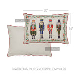 Nutcracker Christmas Throw Pillow