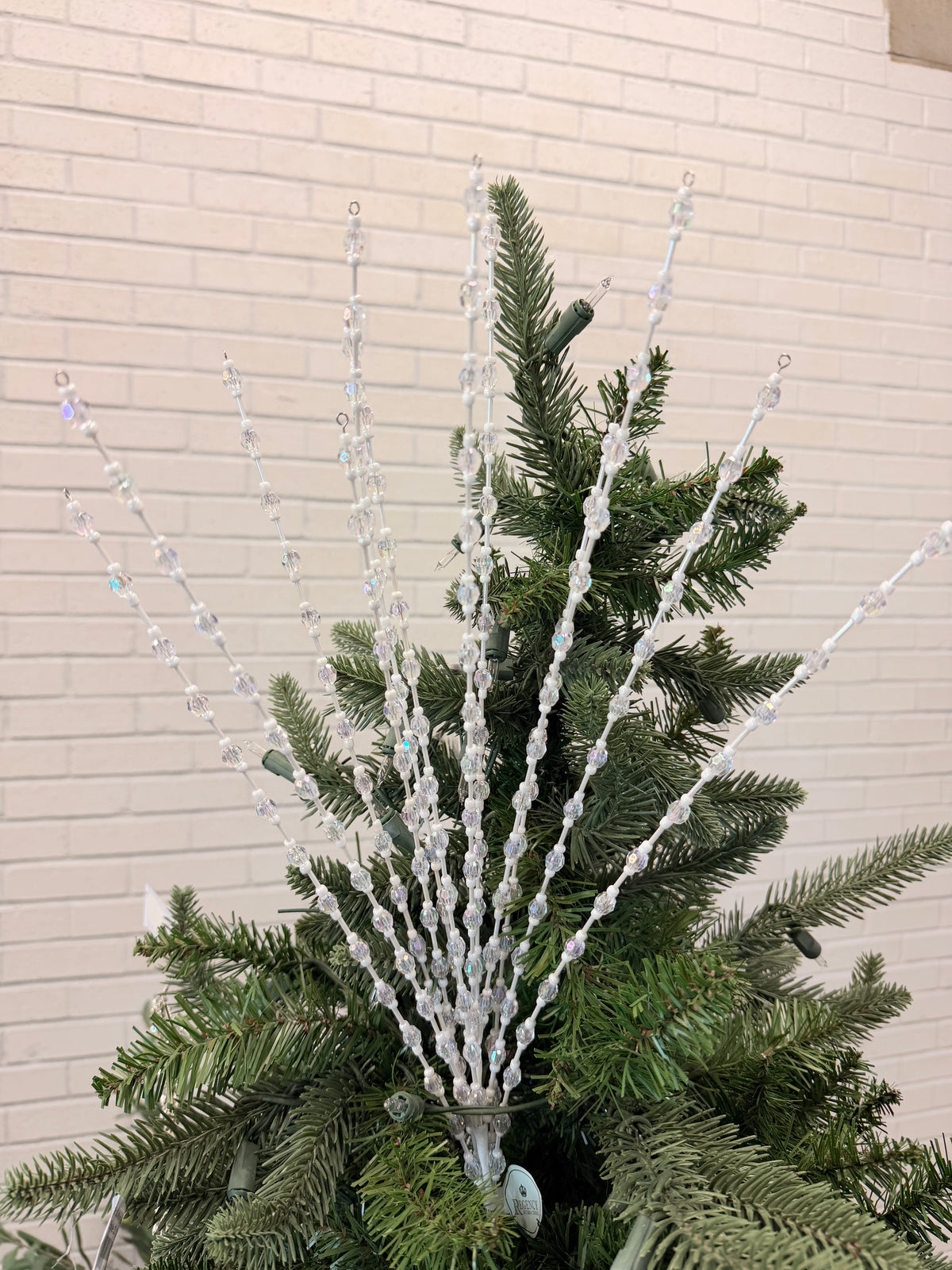 Iridescent Hanging Bead Spray