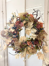 22" Soft Harvest Charm Wreath