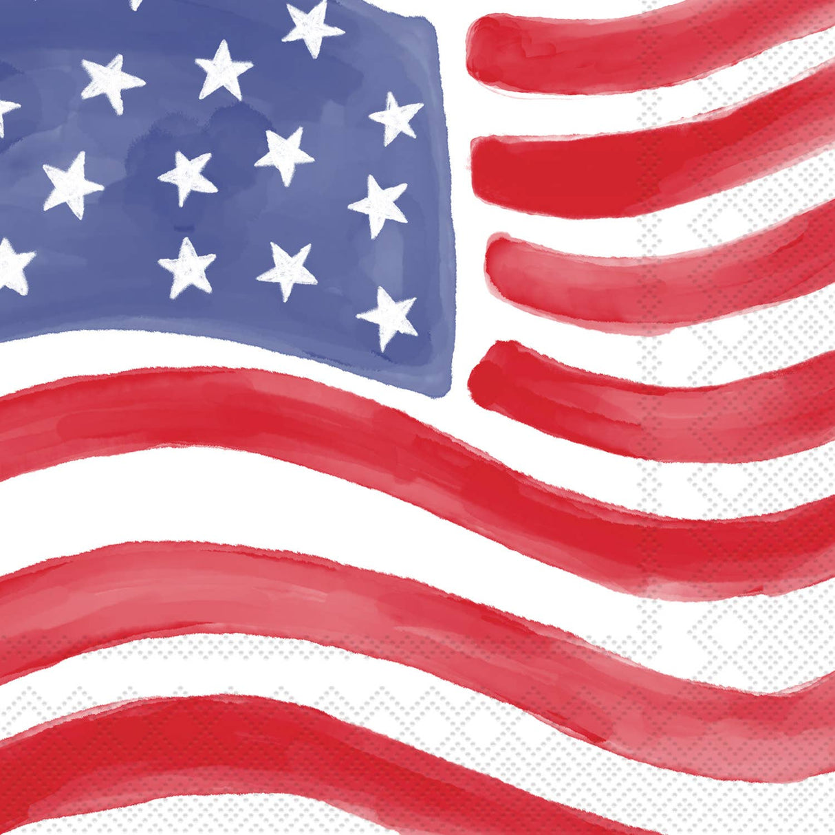 Stars & Stripes Paper Cocktail Napkins