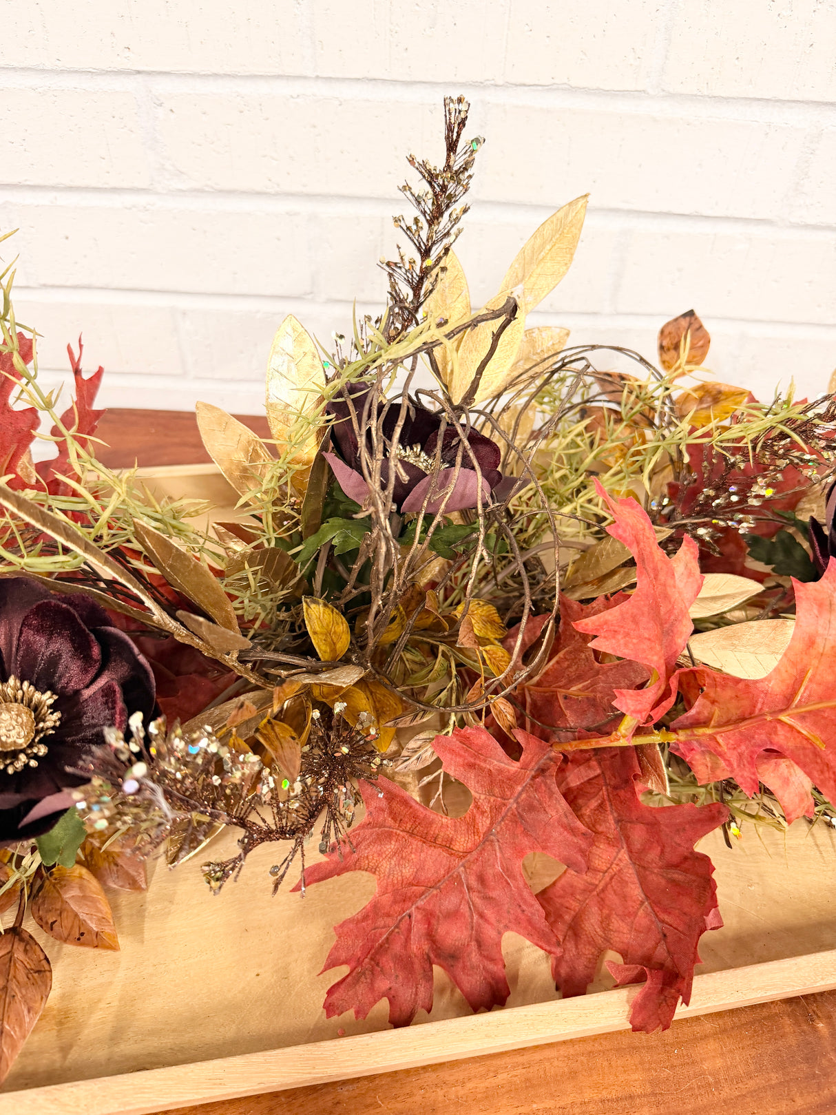 32" Sparkle of Fall Swag