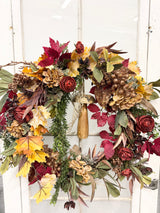 29" Autumn Ember Luxe Wreath