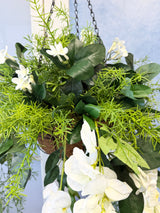 27" UV Protect Natural Charm Hanging Basket