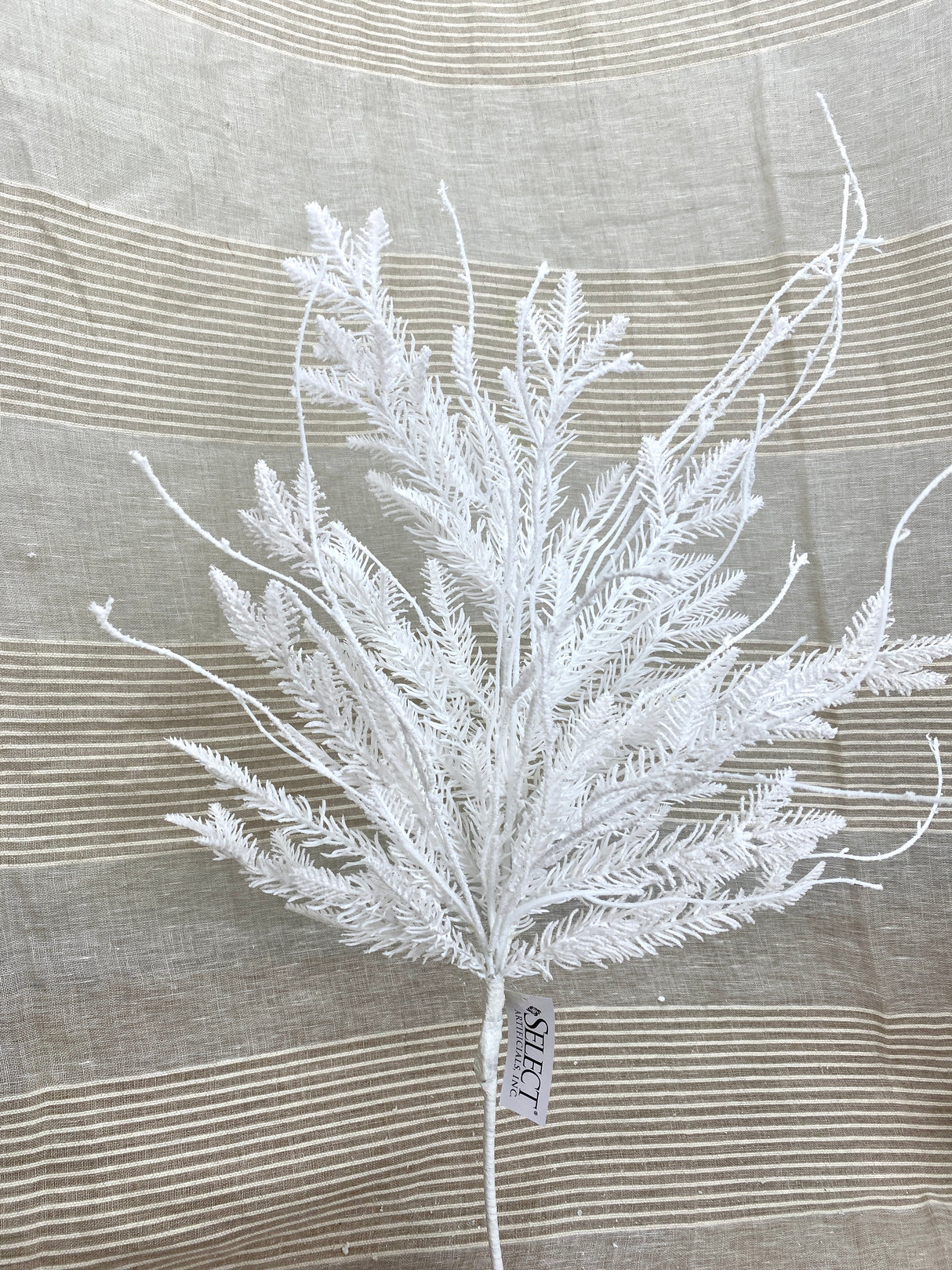 Snow Day Flocked Cedar Spray