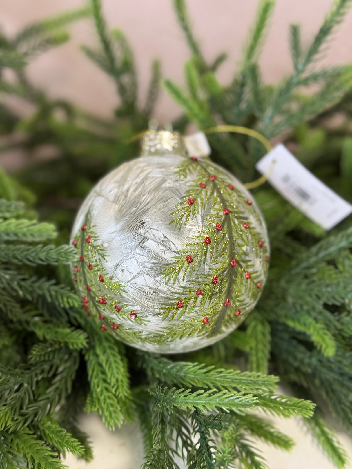 Warmest Wishes Glass Ornament - 2 Styles