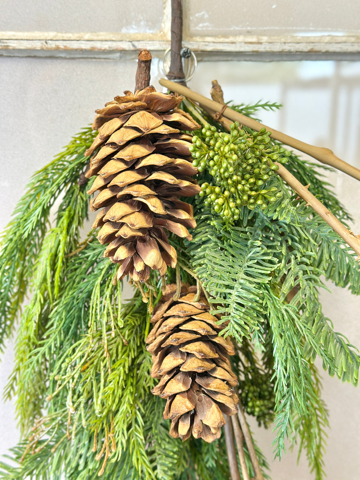 22" Real Touch Fine Pine Swag