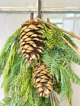 22" Real Touch Fine Pine Swag