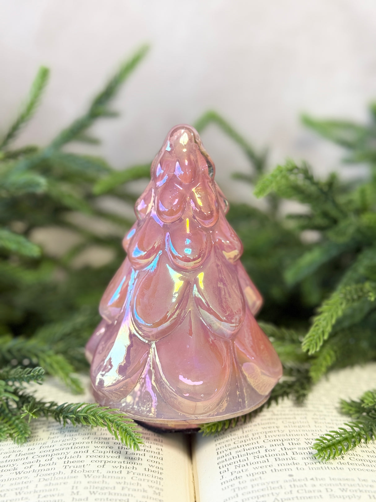 Iridescent Mercury Glass Tree - 4 Colors