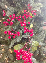 Red Hawthorn Berry Spray