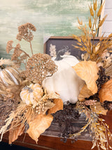 31" Creamy Harvest Dreams Centerpiece