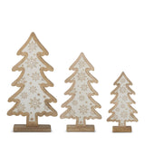 Snowflake Wood Tree - 3 Sizes