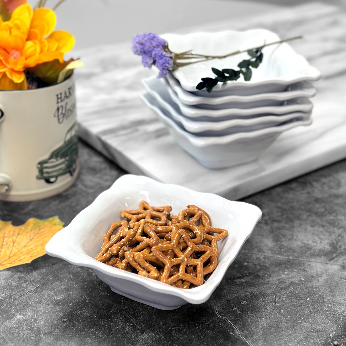 White 5" Melamine Dip Bowl