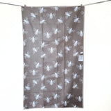 Dandelion Bee Reversible Microfiber Tea Towel