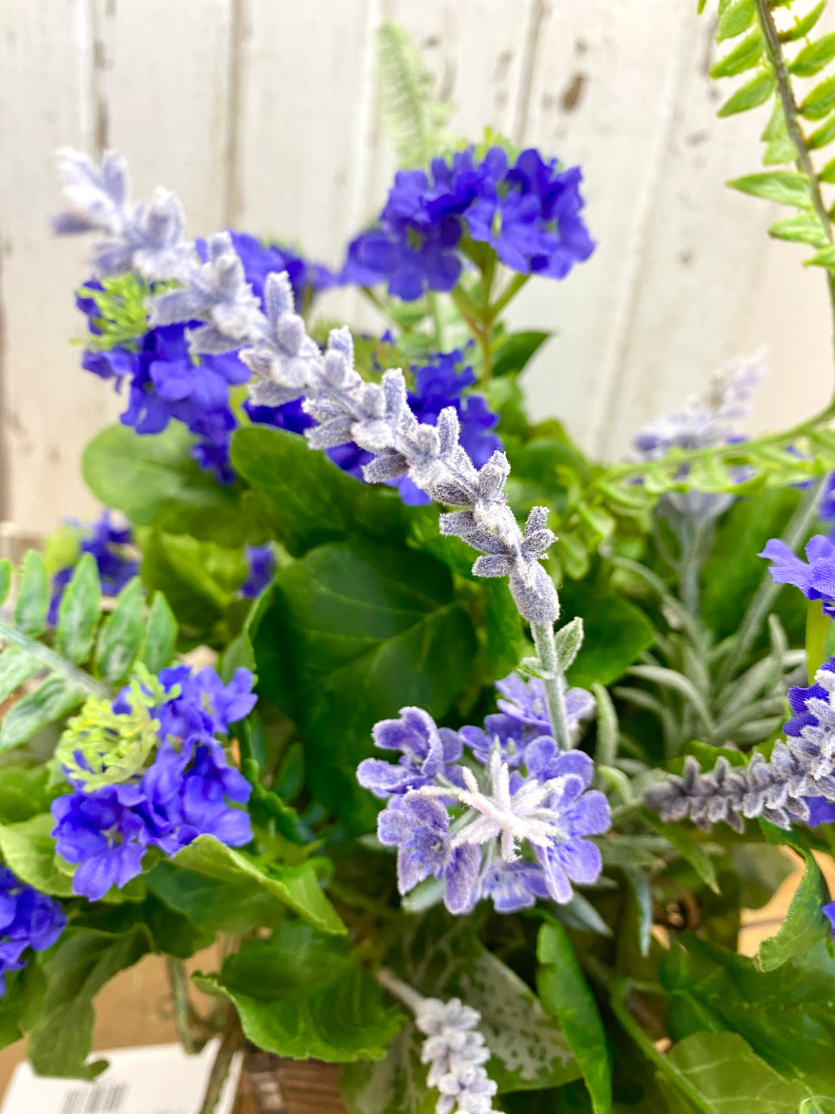 14" Violet Meadow Breeze Centerpiece