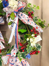 25" Home Of The Brave Wreath