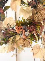 22" Soft Harvest Charm Wreath