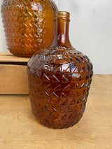 4L Topaz Relief Recycled Glass Vase