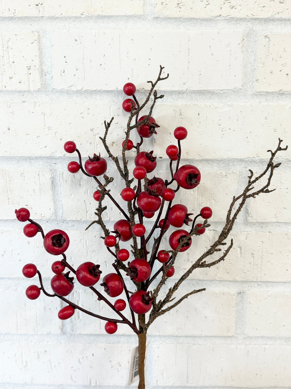 Red Natural Twig Berry Pick