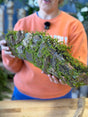 Silk green moss bark accent 19 inch for farmhouse transitional everyday home decor from Magnolias Home Decor