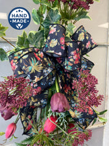26" Tulip Time Door Swag