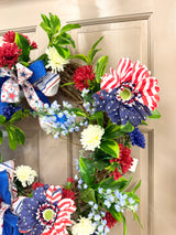24" Hats Off America Wreath