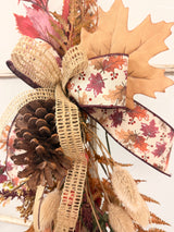 Harvest Leaves Bow