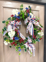 25" Home Of The Brave Wreath