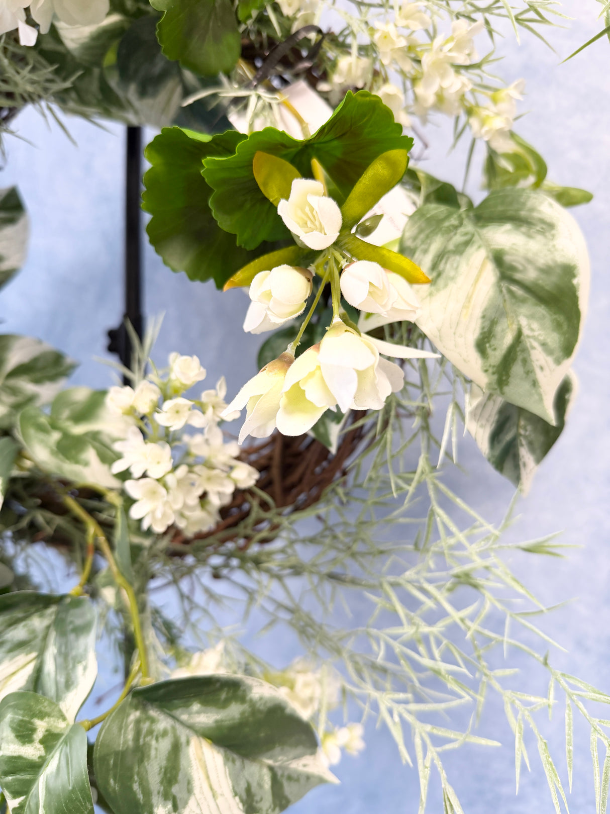 35" UV Protect Fresh Picked Blooms Wreath