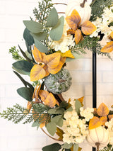 24" October Cottage Wreath