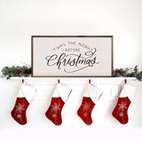 Twas The Night Before Christmas Wood Art
