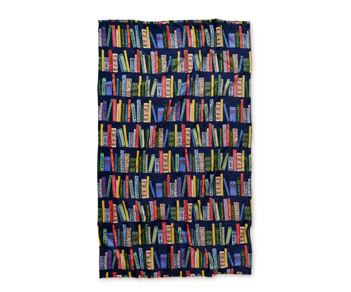 Rifle Paper Bookshelf Fleece Blanket