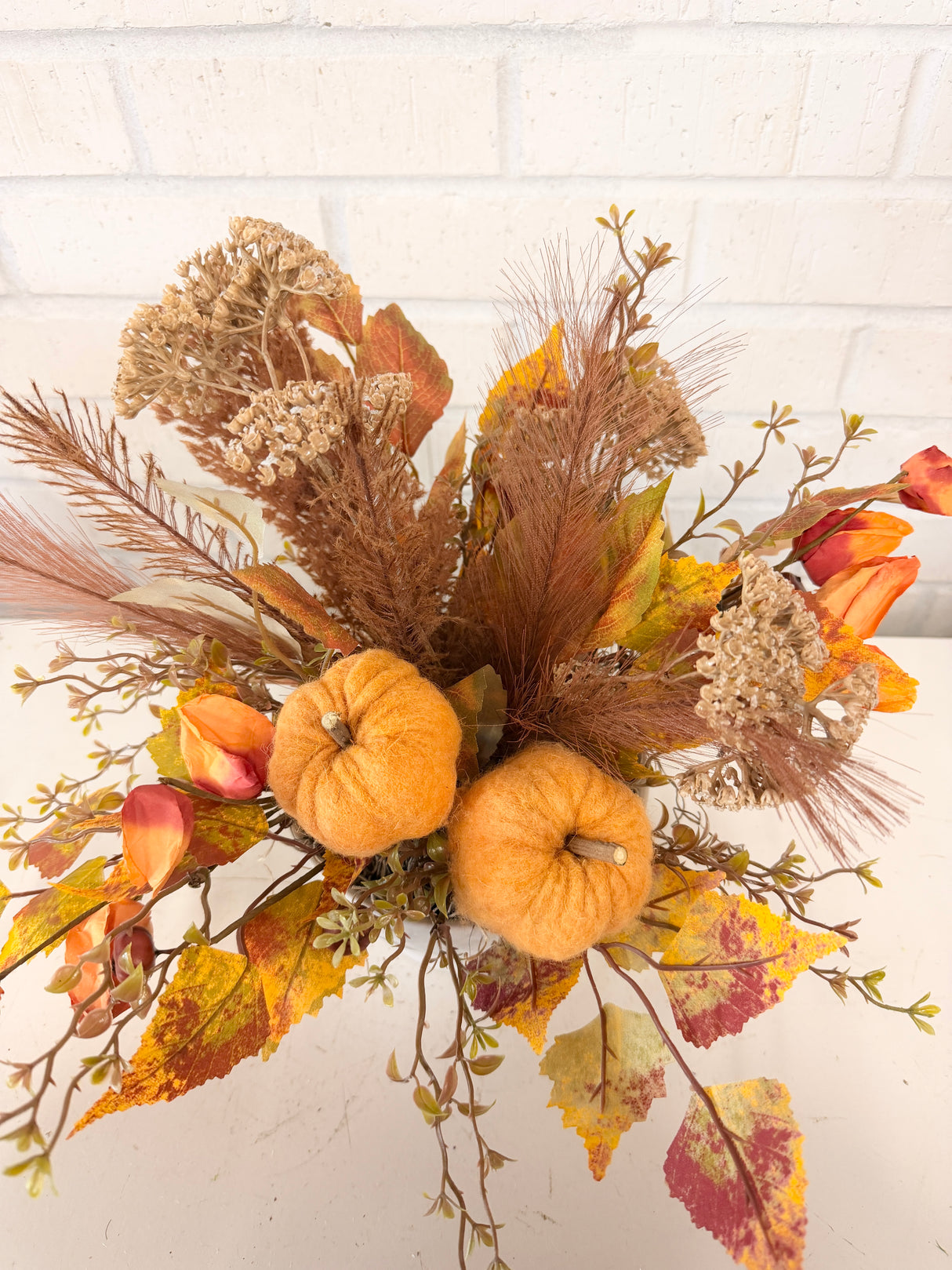 15" Cute Little Pumpkins Centerpiece