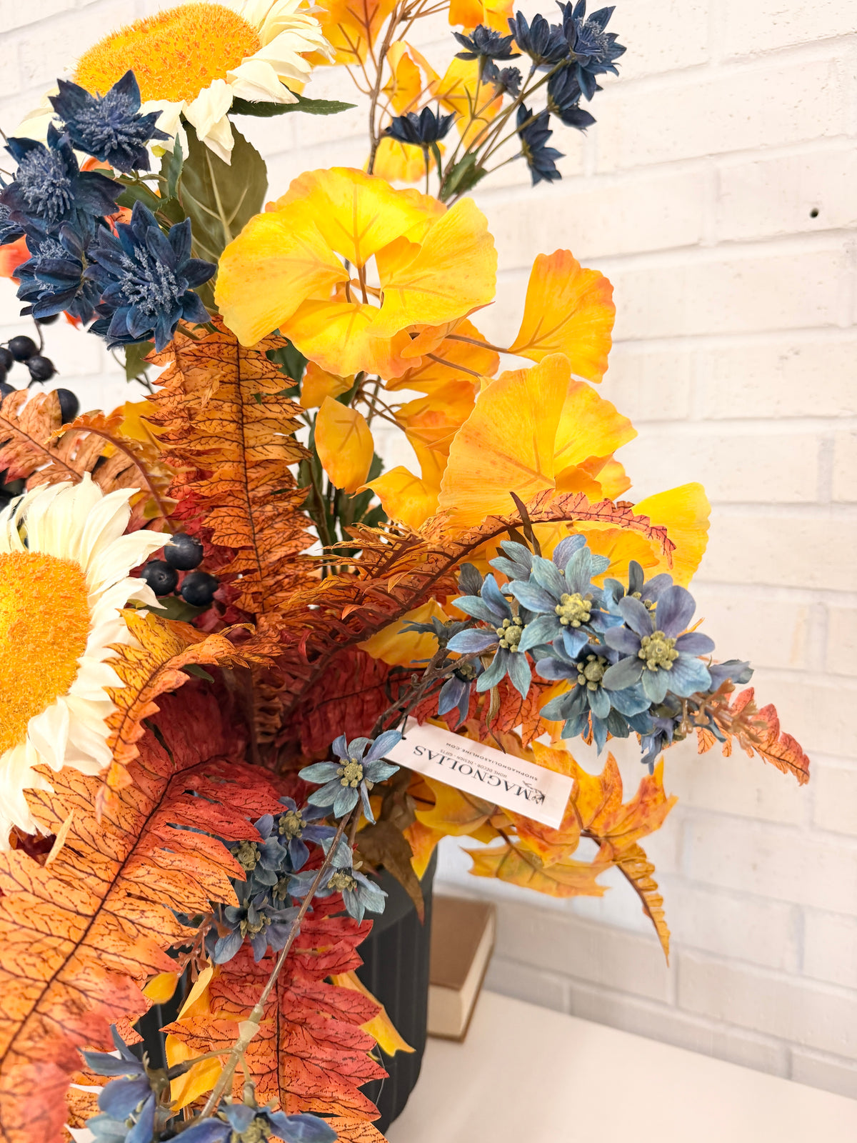 33" Golden Autumn Sunset Porch Pot