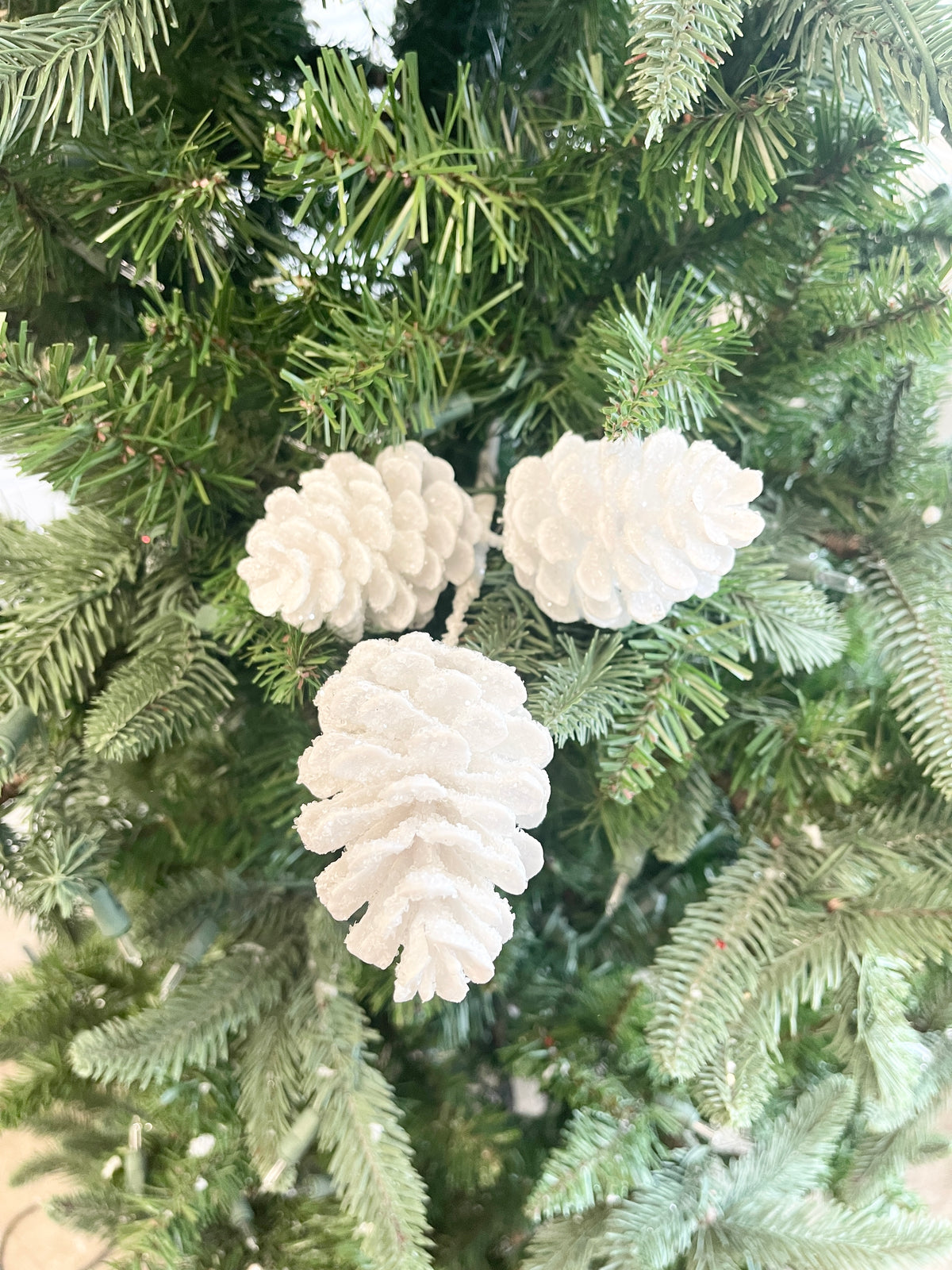 White Iced Cone Spray