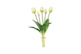 White Real Touch Picked Tulip Bundle