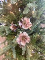 Mauve Christmas Rose Spray
