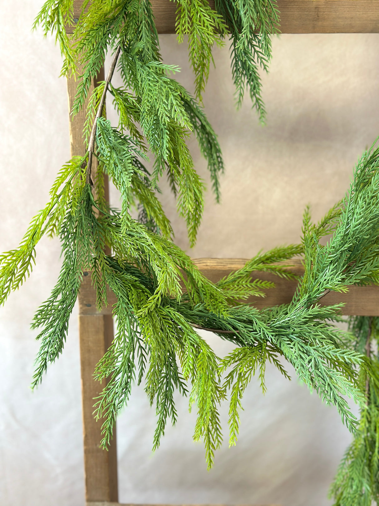 72" Real Touch Peaceful Pine Garland