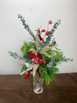 27" Homespun Christmas Drop-in