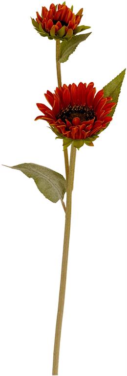 Orange Natural Touch Sunflower Stem