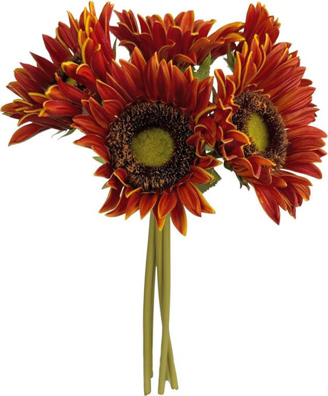 Orange Natural Touch Sunflower Bundle