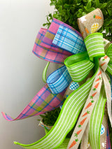 15" Easter Garden Party Bow