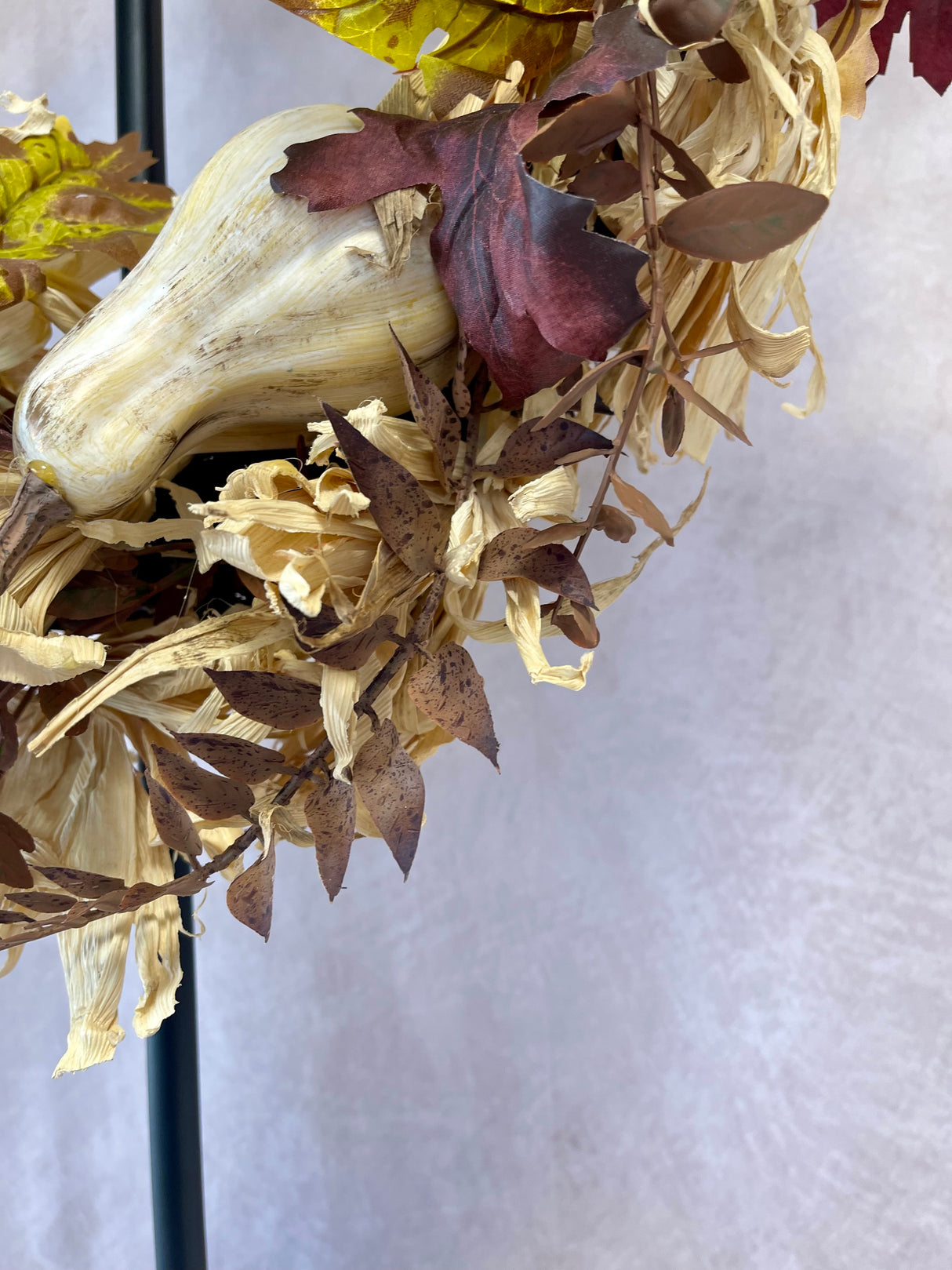 Pumpkin Fern Maple Wreath