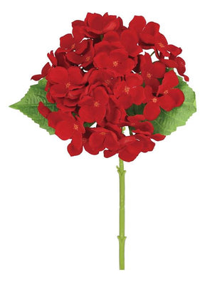 Red Hydrangea Spray