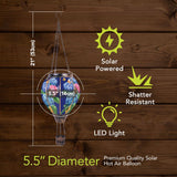 Colorful Hydrangeas Solar Balloon Lantern