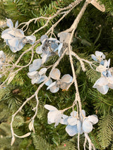 Blue Silver Winter Dogwood Spray
